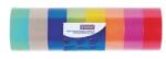 DONAU Bandă adezivă DONAU colorată 18 mm x 18 m 8 buc mix de culori