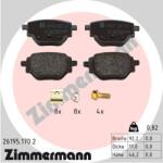 ZIMMERMANN set placute frana, frana disc ZIMMERMANN 26195.170. 2 (26195.170.2)
