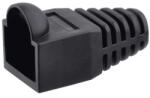 EMOS RJ45 csatlakozó védőkupak fekete 20db/csomag (K0141) - scom