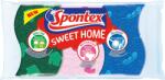 SPONTEX Sweet Home viszkóz szivacs, 3 darab