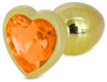 Passion Labs Dop Anal Hearty Buttplug, Medium, Auriu/Portocaliu, Passion Labs