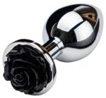 Guilty Toys Dop Anal Rose Pleasure Small, Argintiu/Negru, Guilty Toys