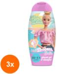 Bi-Es Set 3 x Gel de Dus si Sampon Barbie Sunsantional, Bi-Es, 250 ml (ROC-3xUROLIC00044)