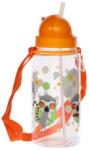 Puckator Kulacs Szívószállal 450 ml, Gyerekeknek - Makimajom (BOT57)