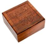  Ékszertartó Doboz, Sheesham Fából - Pillangó (IF-212)