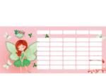 Lizzy Card Fairy Ballerina Dance órarend - mini (LIZ-24152414)