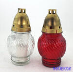  Nagy gömb üvegmécses 18 cm - Mix