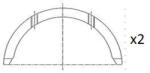 FAI AutoParts Saiba distantier, arbore cotit FAI AutoParts BT3006-STD (BT3006-STD)