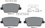TEXTAR set placute frana, frana disc TEXTAR Q+ 2287603 (2287603)