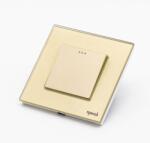Tosyco Întrerupător simplu mecanic cu ramă sticlă [CLONE] [CLONE] (TOS-CMREV-G)