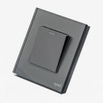 Tosyco Întrerupător cap scară mecanic cu ramă sticlă [CLONE] (TOS-CM1G3W-Y)