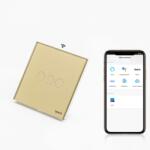 Tosyco Întrerupător triplu WIFI cu touch (tactil) din sticlă [CLONE] (TOS-C3G1WWIFI-ECO-G)
