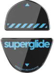 Superglides Superglide Glass Skates for Logitech G303 Shroud Edition fekete (LG33SGB)