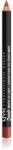 NYX Professional Makeup Suede Matte Lip Liner dermatograf mat de buze culoare 34 Alabama 1 g