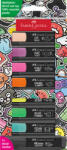 Faber-Castell Set 8 textmarkere graffiti Faber-Castell FC254692, cutie carton (FC254692)