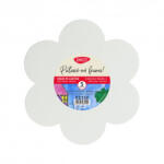 Daco Set 5 Panze pictura pe carton Daco PZ15F, Floare (PZ15F) Panza pictura