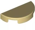 LEGO® 1748c2 - LEGO világos krémszínű (tan) csempe 1 x 2 méretű, félkör (1748c2)