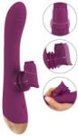 Javida 2 Function Vibrator Vibration & Moving Purple