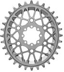 Absolute Black OVAL MTB első lánckerék 34T, Sram Direct Mount, 8 csavaros, ovális, T-Type, Boost, 1x12s, narrow-wide, alumínium, titánszínű