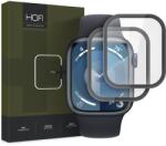 HOFI FNS0290 Apple Watch 7 / 8 / 9 (45MM) HOFI Hybrid Pro+ hybrid üveg képernyővédő fólia, Fekete, 2 db-os csomag (FNS0290)