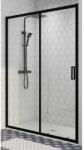Water Fun Elche || 130 Negru Ușă de duș, 190cm, 6mm (ZBE-1319) - baiedevis