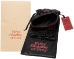 Fifty Shades of Grey A szürke ötven árnyalata - nyakörv és bimbócsipesz (fekete-vörös) - sexshopcenter