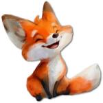  Nyomtatott dekorkarton - Róka 13cm - kosarbolt