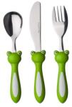BANQUET Set de tacâmuri pentru copii Banquet din 3 pieseFrog, verde Tacam