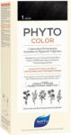 PHYTO Vopsea de par, PHYTO Phytocolor culoare par fara ammoniac 1 Noir 50ml