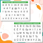 Stiefel A magyar ABC nyomtatott nagy- és kisbetűi (4737CSNY)