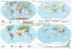 Stiefel A Föld egyedi tematikus térképei (4 db / lap) (DFE-4)
