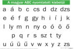Stiefel A magyar ábécé nyomtatott kisbetűi (43727NYKFL)
