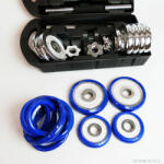 Dalnoki Súlyzó készlet gumi felülettel, 15 kg (DA-110975)