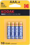 Kodak Max Alkáli Mikro Elem AAA B4