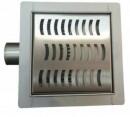 Gehler Rigola dus patrata INOX 304 GEHLER ONDA, 130 X 130 mm (041597-503 4224)