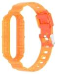 GIGAPACK GP-107229 Xiaomi Mi Band 5 / Mi Band 6 narancs szilikon óraszíj (GP-107229)