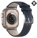 DUX DUCIS GP-149593 Apple Watch Series 9 41mm / Watch Series 8 41mm / Watch Series 7 41mm sötétkék bőr óraszíj (GP-149593)