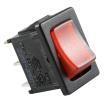 Somogyi Elektronic világítós billenőkapcsoló, 250V, 1ák, piros (STV 15) (STV 15)