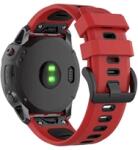 GIGAPACK GP-149198 Garmin Epix Pro (Gen2) 51mm / Fenix 7X Pro Solar / Fenix 7X Solar 26mm piros/fekete szilikon óraszíj (GP-149198)