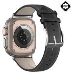 DUX DUCIS GP-149608 Apple Watch Series 9 41mm / Watch Series 8 41mm / Watch Series 7 41mm fekete bőr óraszíj (GP-149608)