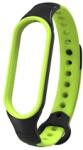 GIGAPACK GP-110029 Xiaomi Mi Band 5 / Mi Band 6 fekete/zöld szilikon óraszíj (GP-110029)