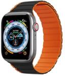 DUX DUCIS GP-142270 Apple Watch Series 9 41mm / Series 3 38mm / Series 2 38mm fekete/narancs szilikon óraszíj (GP-142270)