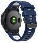GIGAPACK GP-149194 Garmin Epix Pro (Gen2) 47mm / Fenix 7 Solar / Fenix 7 Sapphire 22mm sötétkék/fehér szilikon óraszíj (GP-149194)