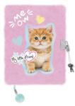 St. Majewski My little friend cicás szőrmés kulcsos napló - A/5 - 96 lapos - Meow (663826)