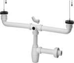 Viega 6/4″ kettős búraszifon, DN40 (125417) (125417)