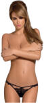 Obsessive Intensa - dupla pántos csipke tanga (fekete) (23219551131) - szexshop