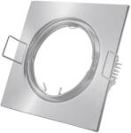 Avide GU10 keret négyzetes forgatható szatén nikkel Avide (AVI ABGU10F SS SN)