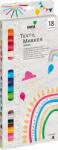 Kreul 90721 Textile Marker Set Junior Комплект маркери за текстил 2 - 4 mm 18 бр (<![CDATA[90721]]>)