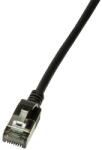 LogiLink Patch cable Cat. 6A STP TPE SlimLine black 3, 0m (CQ9063S)