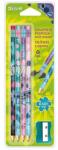 Stitch Colorino Grafitceruza HB radírral kerek Stitch 4db-os + hegyező R74722PTR